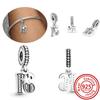 925 copper 16th 18th 20th 25th 30th 40th 50th Celebration Lucky Numbers Beads Fit Pantaro Charm Bracelet DIY Zircon Anniversary