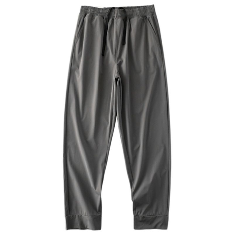 Quick-Drying Woven Breathable Ice Silk Export Men's Sweat Pants