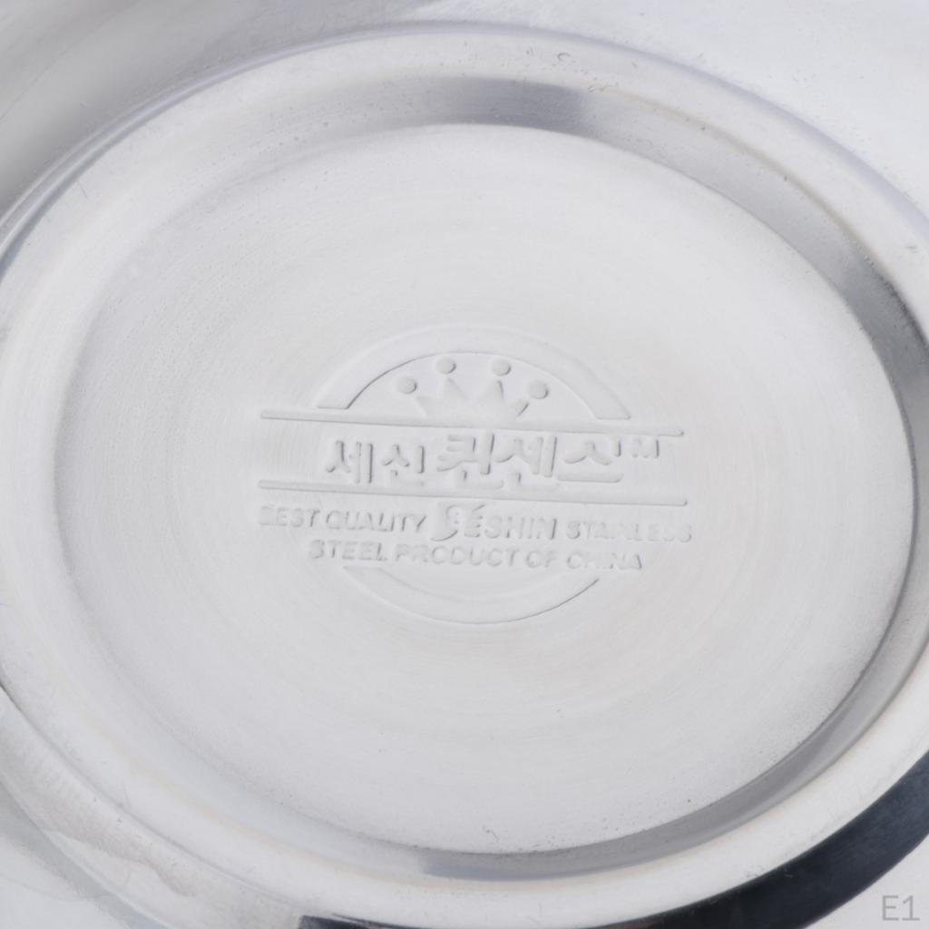 Korean Stainless Soup Rice Bowl Dish Ramen