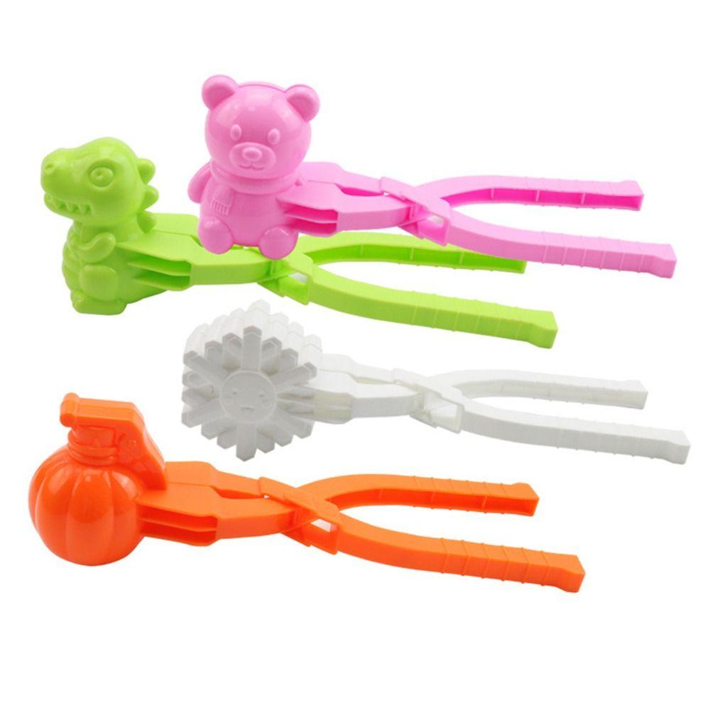 Outdoor Snow Shovel Snowball Maker Mold Sand Making Mould Bear Snowball Clip Duck Snowball Clip