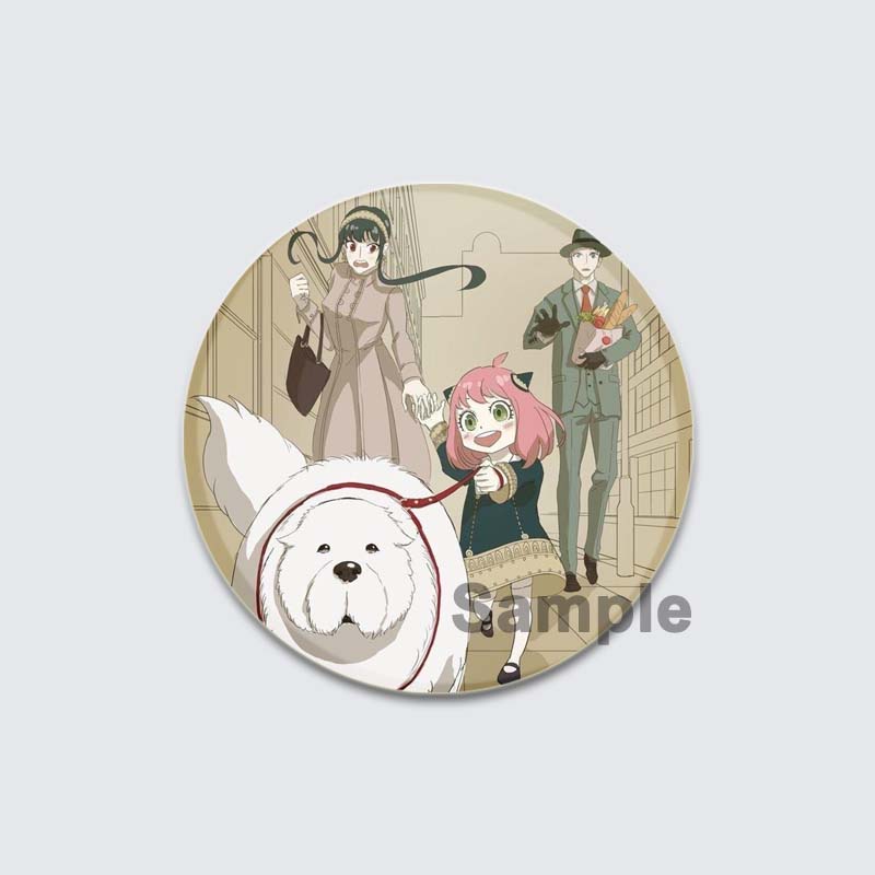32/44/58mm Cute Anime SPY X FAMILY Brooches Anya Forger Lapel Pins Cartoon Badge Backpack Hat Jewelry Handmade Accessories Gifts