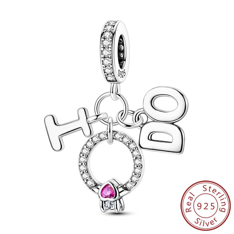 New Copper Charms Beads Star And Moon Paw Print Easter Egg Charms Fit Original Pendant Bracelet Diy Jewelry Gift