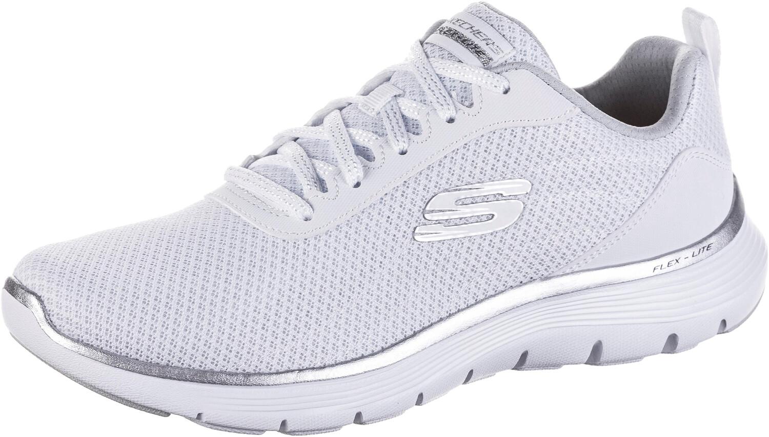 

Skechers Flex Appeal 5 0 Uptake Sneaker кроссовки белый серебристый серебро 38 ½