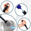 Silicone Toilet Brush with Liquid Dispenser, Black, Bathroom