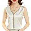 Women's Plus Size Tassel Tank Top - Ice Silk Summer Outerwear/Base Layer