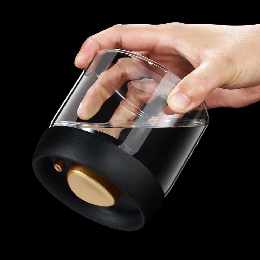 Glass Coffee Bean Tank Manual Vacuum Sealed Air Extraction Airtight Container  Tea Storage