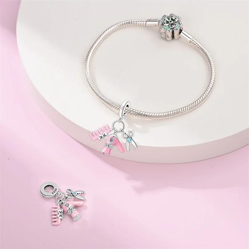 Anniversary Copper Color Breakfast Alarm Clock Beads Exquisite Daily Charms Pendants Fit Original Bracelets Diy Jewelry