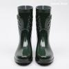 DeSire RoSe Women S gloSSy Belted Mid Calf Rain bootS