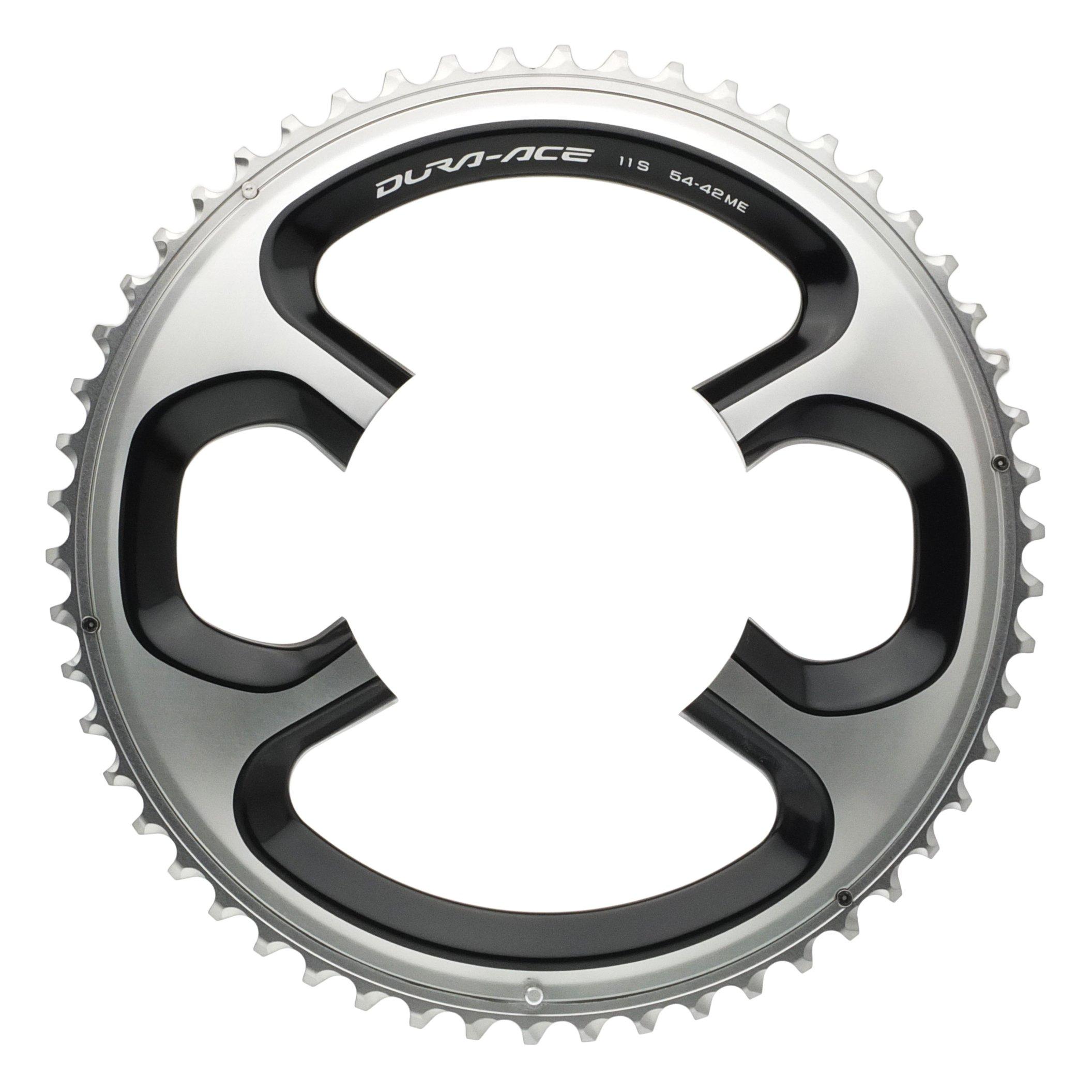 

SHIMANO Repair Parts Chainring with Hook Teeth Y1N298130 54T-ME (for 54-42T) FC-9000