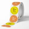 500pcs/roll Label Stickers, Thank You Floral Stickers, Gift Decoration Seal Stickers Labels Decoration