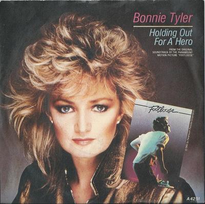 7inch Record BONNIE TYLER  Holding Out For A Hero A4251 CBS 1984 UK Rock Used