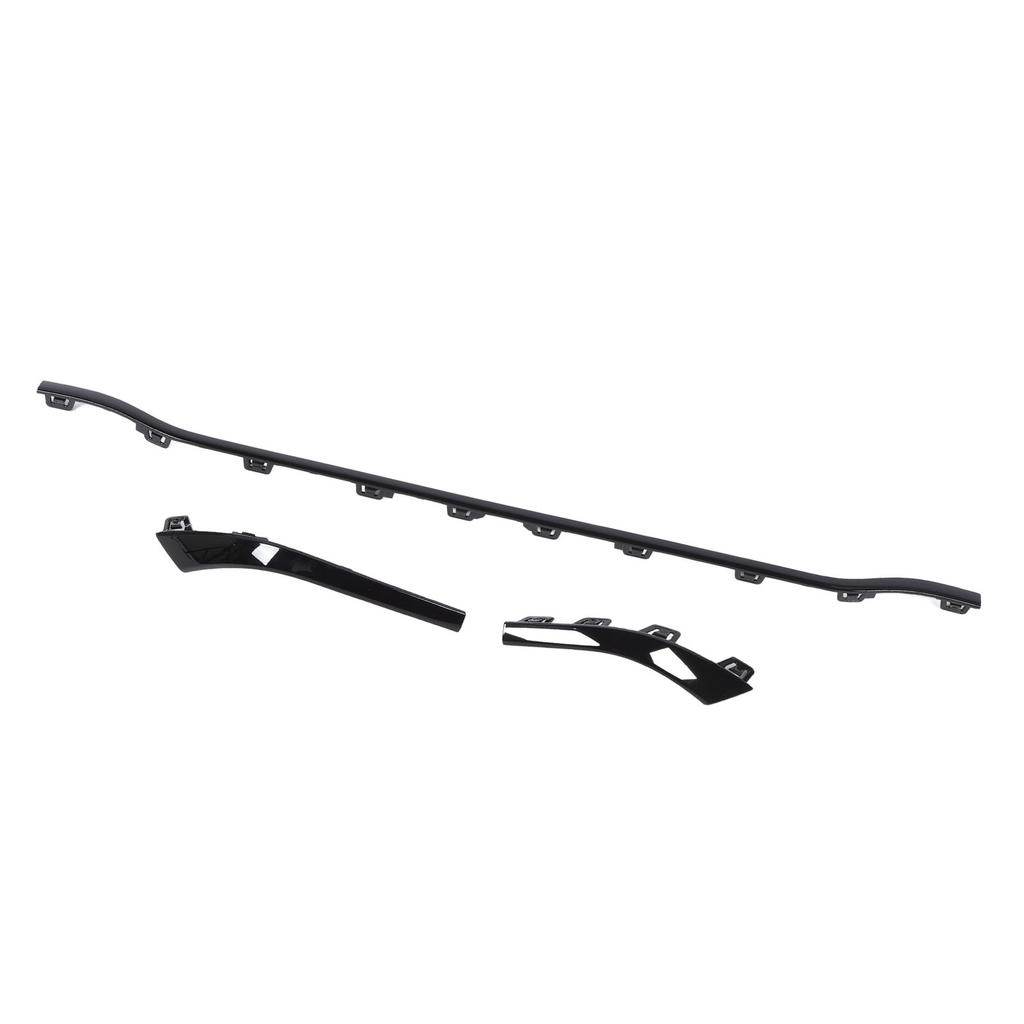 3pcs Rr Bumper Trim Strip Left Right Center Lower Bumper Cover Trim For C-Class W206   Line 2022-2024