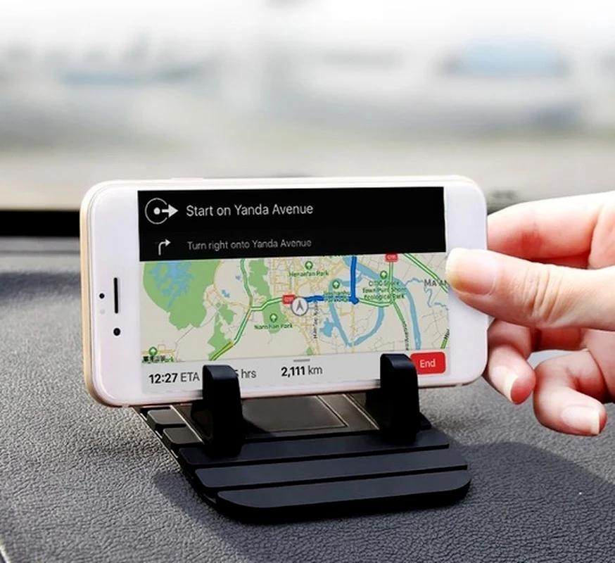 Car Dashboard Non-slip Mat Silicone Mount Phone Holder Pad For Samsung Xiaomi Pro Antiskid Soft Silicone Holder For Phone In Car