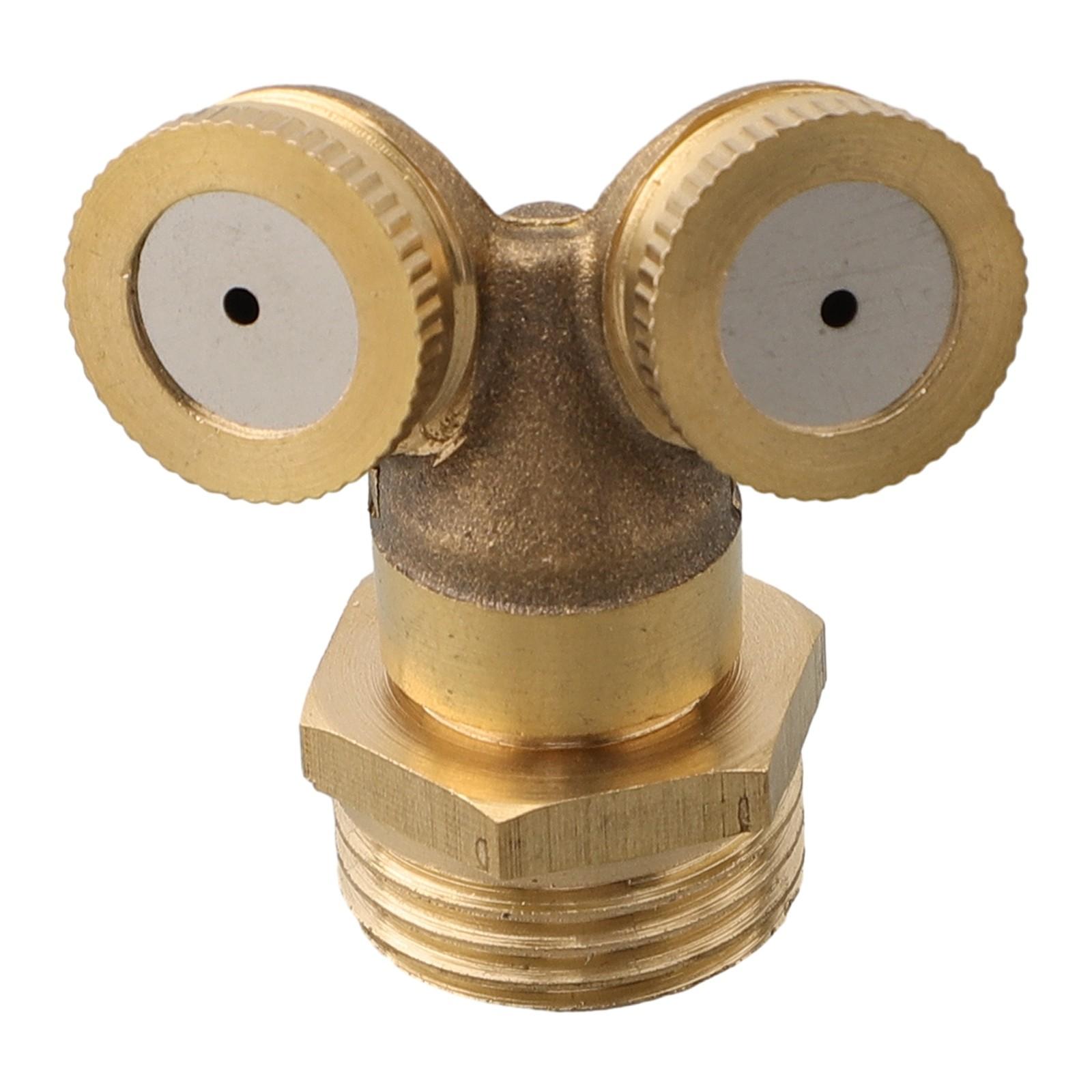 

Распылительная головка Садовое орошение Распылительная насадка Адаптер Соединитель для крана 2-hole