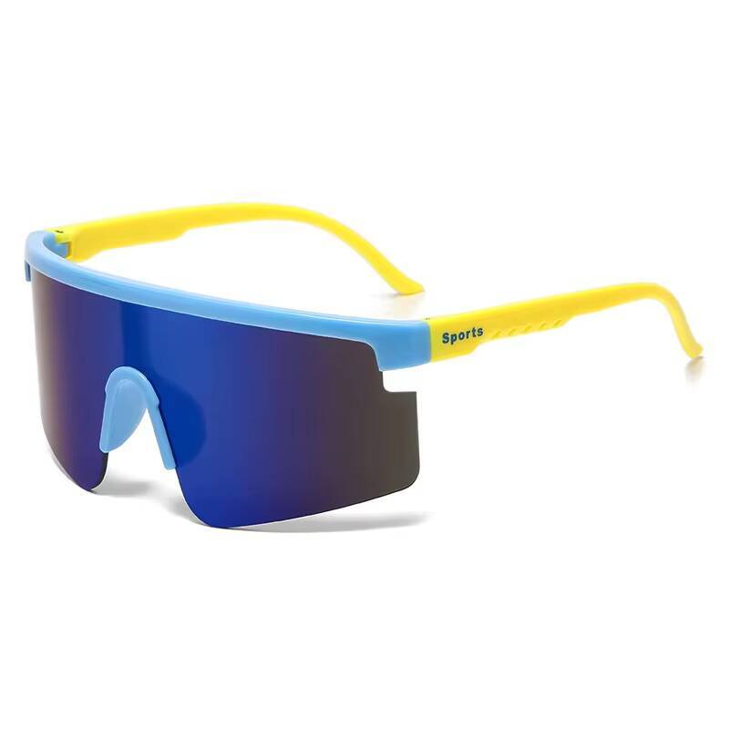 2026 New Children's Sunglasses Fashion Cycling Sports Glasses Sunscreen and Windproof Children's Outdoor