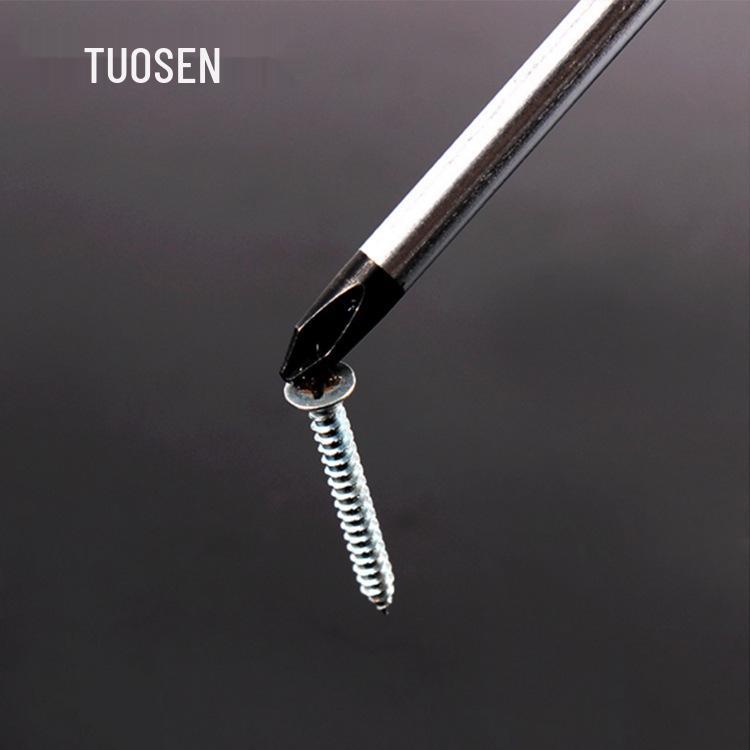 Multi-functional Chrome Vanadium Steel Magnetic Screwdriver: 4/5/6 Inch Slotted & Phillips Head