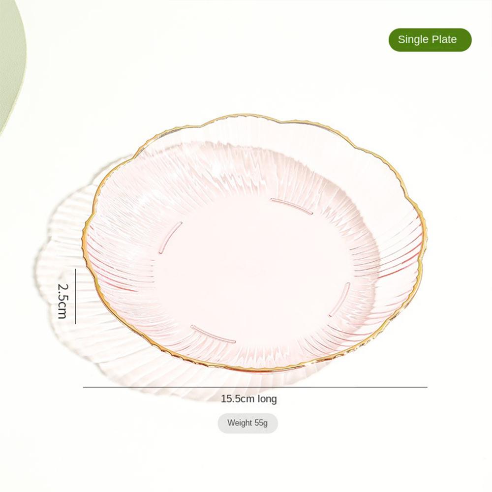 Snack Plate Plastic Save Space Easy Cleaning Light Luxury Round Smooth Bowl Kitchen Accessories Kitchen Gadgets Fruit Plate Pet