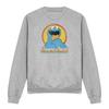 Sesame Street Unisex Adult Cookie Monster Layered Sweatshirt