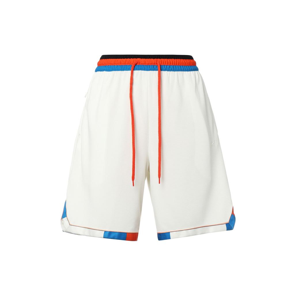 Nike Color-Block Drawstring Knit Shorts Men Bottoms White DA5845-133