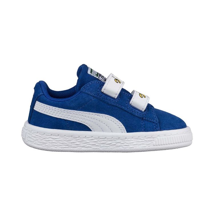 Puma Minions Low-Top Kids Skate Shoes Kids Skate Shoes Blue White 365528-02
