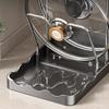 1Pc Pot Lid Cutting Board Placement Rack Kitchen Spatula Holder Storage Rack Pot Lid Artifact Cutting Board Rack