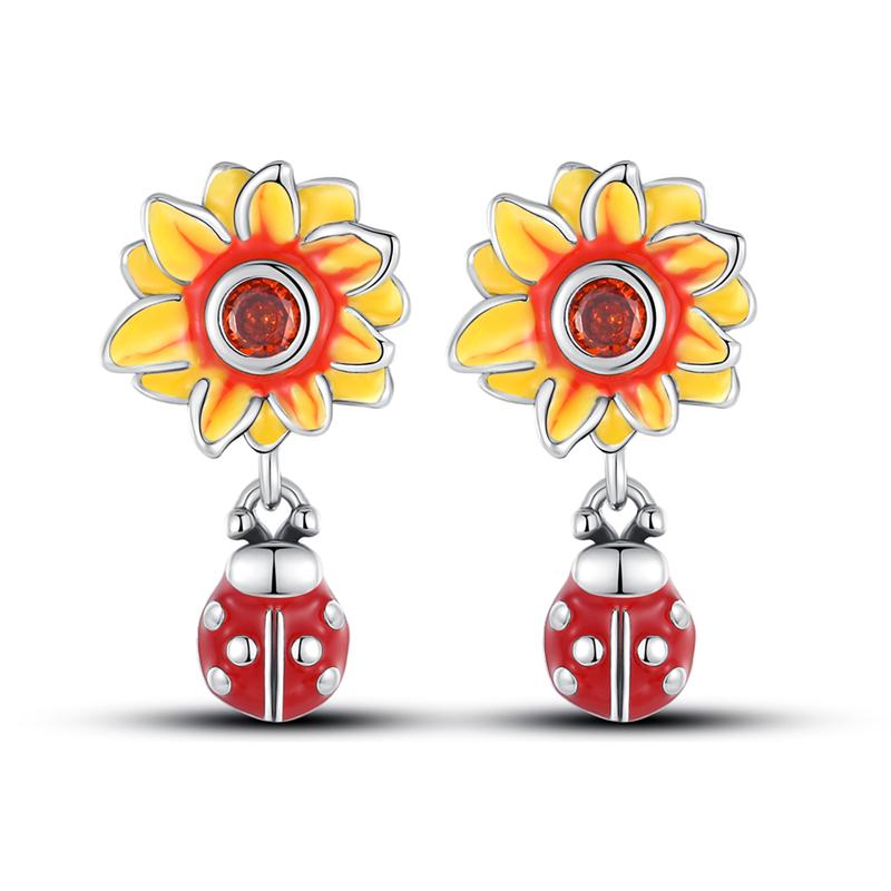 925 Silver Dragonfly Hoop Earrings Exquisite Jewelry For Women Fine Birthday Party Gifts