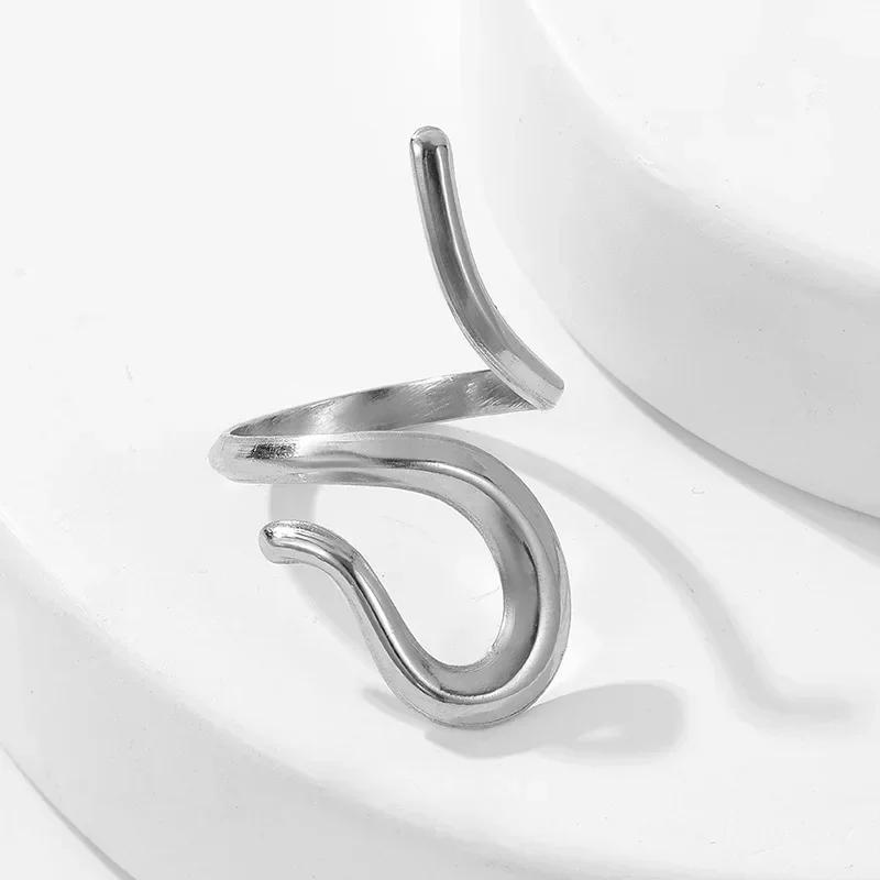 Stainless Steel Rings for Women Men Colorfast  Personalized Exaggerated Charms Popular Party Jewelry Accessories Gifts