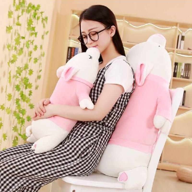 Adorable Large Plush Pig Toy With Soft Down Cotton Filling For Cozy Sleeping Companion