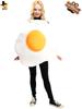 Fried Egg & Bacon Couple Costumes - Funny Halloween Food Outfit for Adults