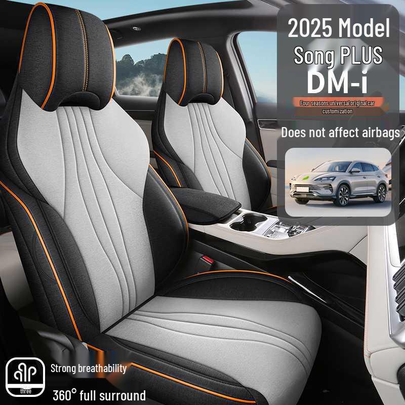 BYD Song PLUS Seat Covers: Glory Edition DMI/EV, Linen, 25 Models, Fully Enclosed Design