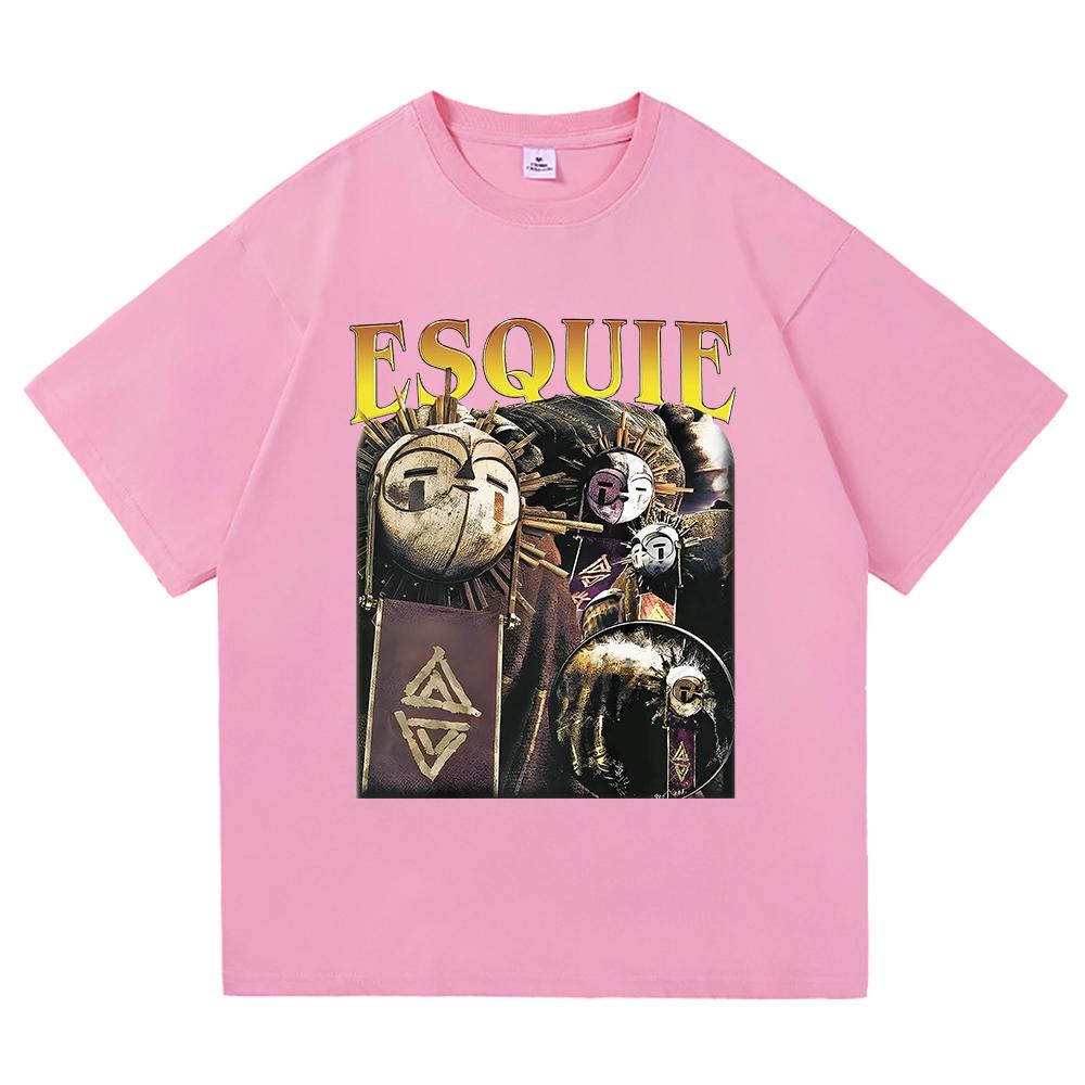 Esquie Clair Obscur Expedition 33 TShirt Whooo Wheee Menwomen Clothing Harajuku High Quality Tops Cotton TShirts Male Tees