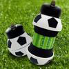 1pc 550 Ml Collapsible Basketball Water Bottle - Portable Leak-Proof Cup, Suitable for Fitness, Outdoor Activities,Travel