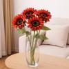 70cm Oil Painting Sunflower Flower Handmade Silk Fake Flowers  Home Decoration