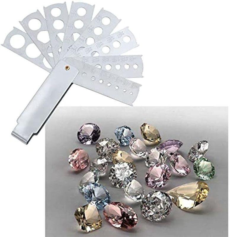 A60zgem Measuring Tool Jewelry Tool Jewelry Equipment Accessory Diamond Gem Gauge Stone Measuring Tool For Gem Diamondmay