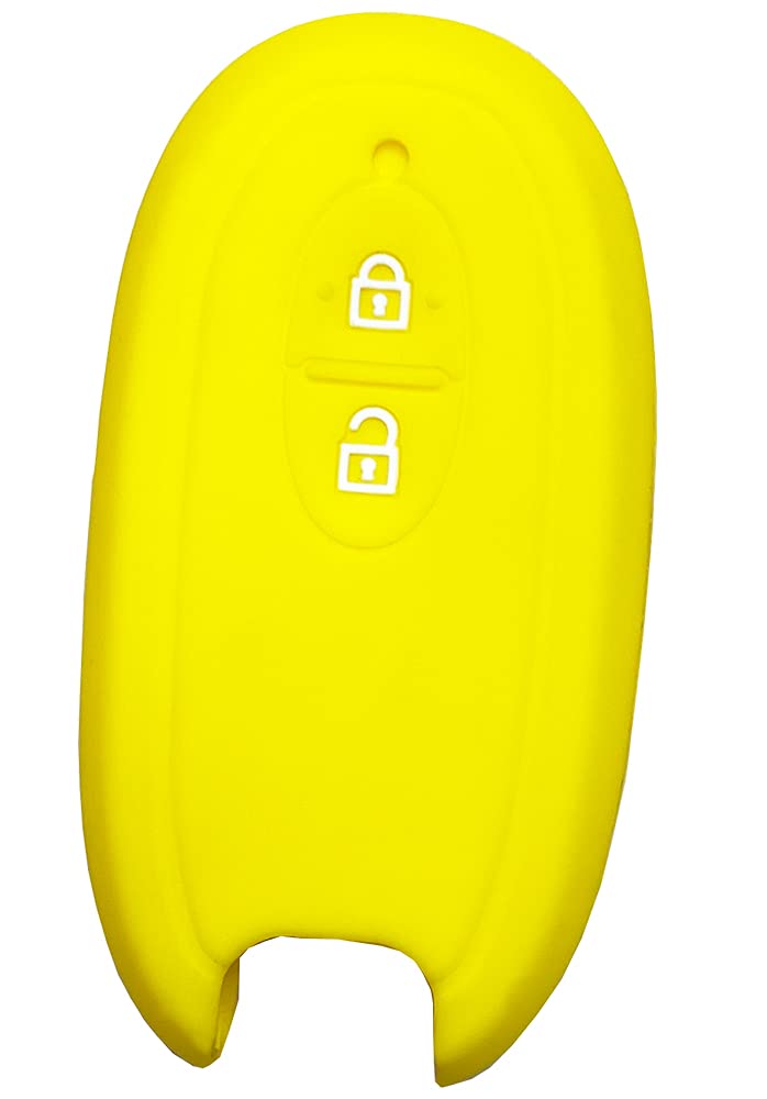 

[ИКТ] Силиконовый чехол для смарт-ключа автомобиля Suzuki 2 кнопки Желтый / Wagon R 7.5 x 3.8 x 1.5cm жёлтый