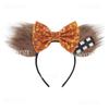 Fashion New Brown Beauty And Beast Mouse Ears Headband 5" Headwear Boys Girls Festival Party Hair Accessories Women Gift