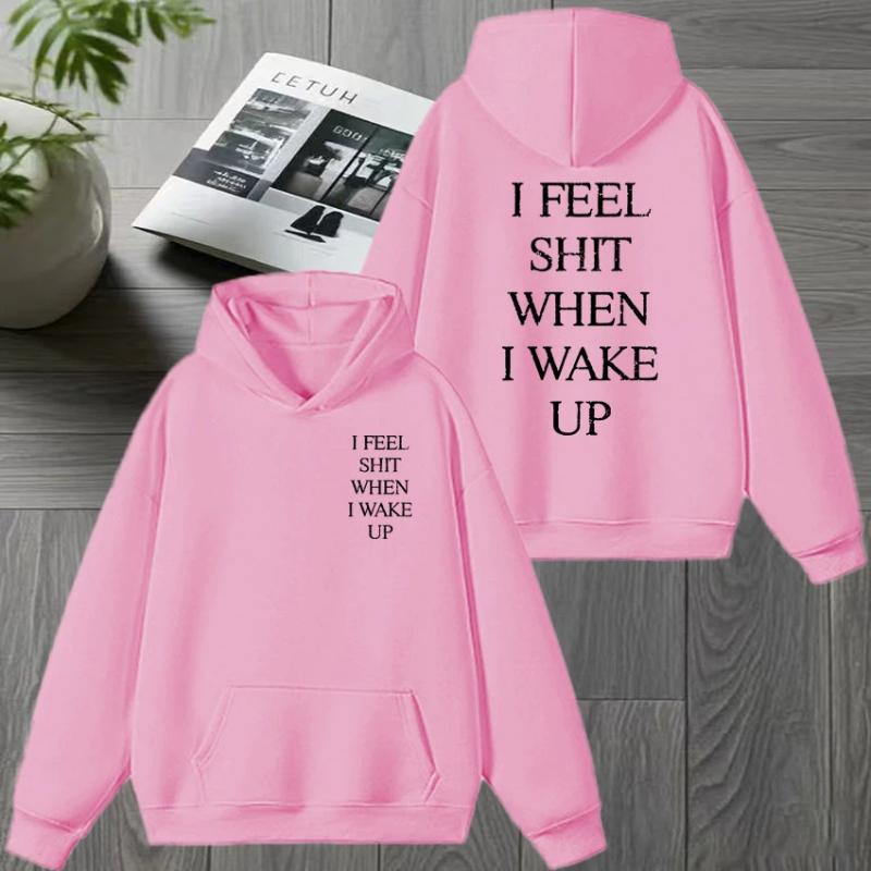 Yungblud I Feel Shit When I Wake Up Tour  Double Sided printed Sweatshirt Men women Fleece Hoodie Unisex Casual pullovers