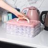 Large Portable Multi-function Fresh-keeping Transparent Kitchen Dumpling Box Household Food Home Storage & Organization