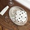 Multi-pocket Travel Bracelet Organizer Black Dot Pattern Portable Jewelry Case  Necklace Storage