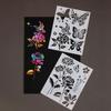 5Pcs Flower/Leaf/Butterfly Stencils PET Painting Templates For Painting on Paper Wood Metal Glass Fabric Wall Decoration