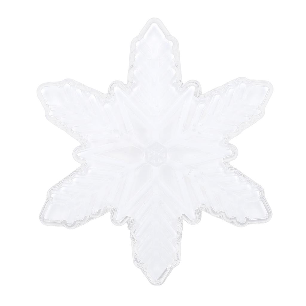 3D Snowboard Stomp Pad Thickened PVC Snowflake Shape Self Adhesive Anti Slip Snowboard Foot Grip for Outdoor Skiing Gear