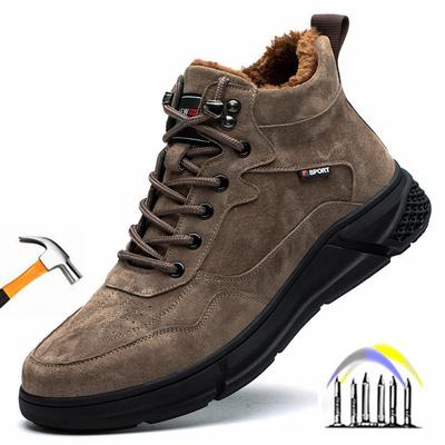 Warm Safety Shoes Winter Work Shoes for Men Anti Sparks Welder Safety Shoes Steel Toe Boots Man Anti Puncture Protective Shoes