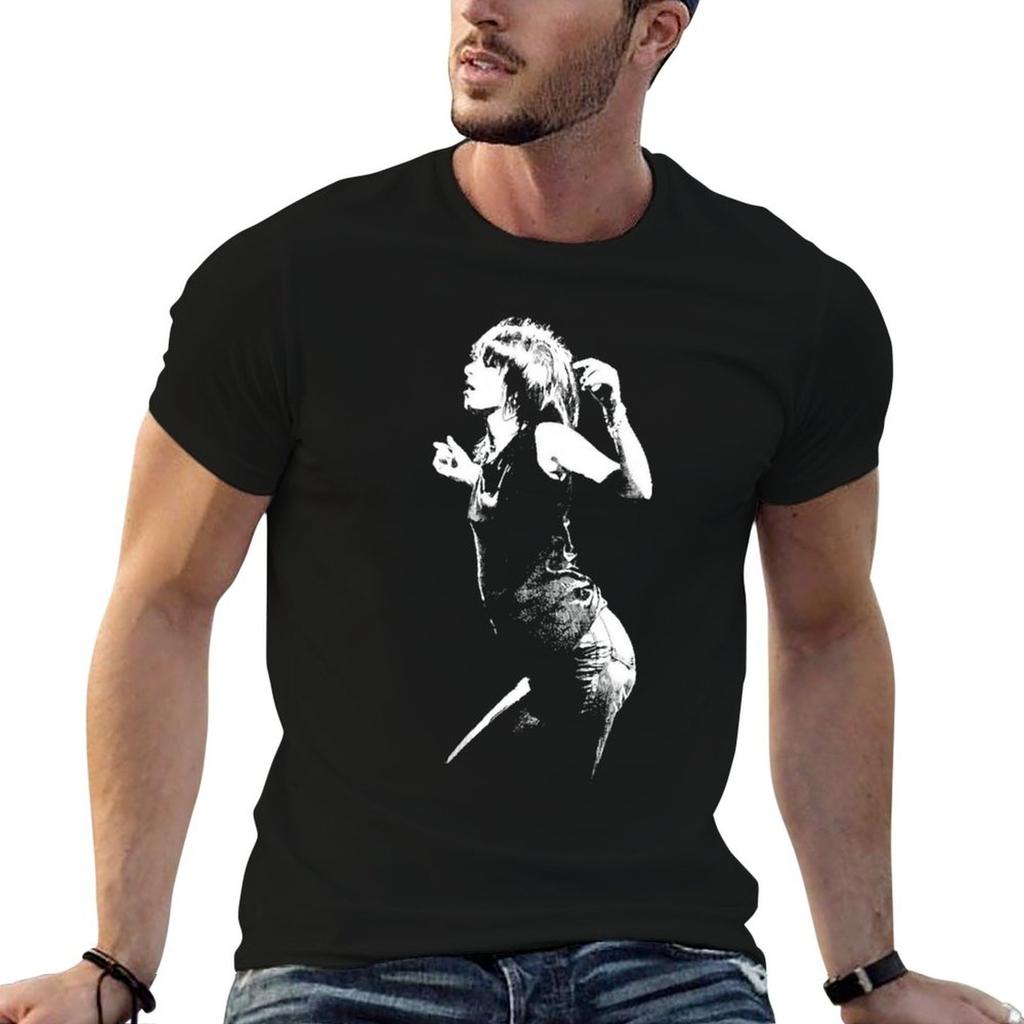 Chrissie Hynde T-Shirt black cotton t-shirt plain for man package cotton t shirt pack man t shi