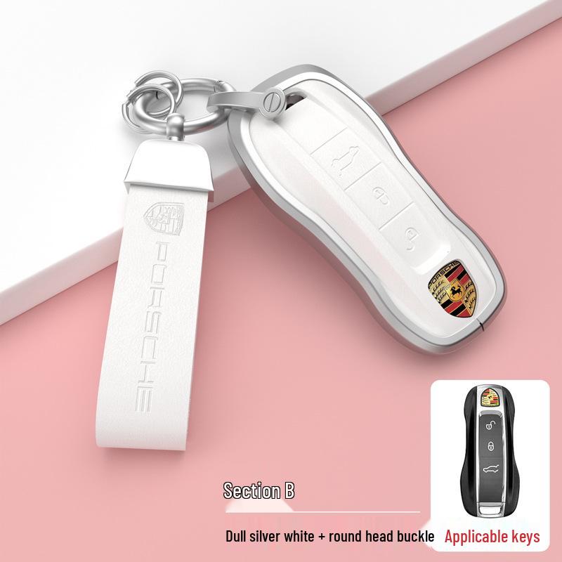 Porsche Key Case for Panamera, Macan, Cayenne, Taycan, 718, 911