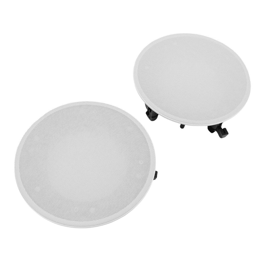 2 Set Ceiling Speaker Grille Cover Magnetic Metal Mesh Speaker Grille Protective Case for Supermarket