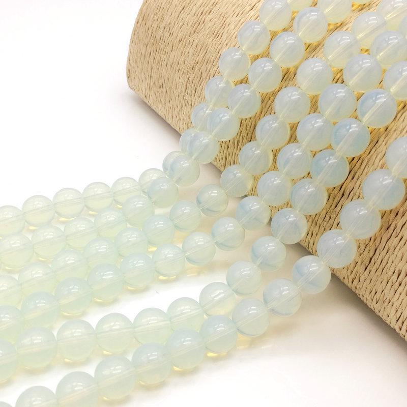 8MM/10MM Round Opal Beads for DIY Jewelry Crafting 8MM