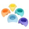 5Pcs Beach Cup Holder Multifunctional Portable Beach Sand Coasters for Beverage Phone Sunglass Key