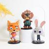 Genuine New Toys Zootopia Blind Box Mini Figure Set Nick Judy Anime Figures Clawhauser Gideon Bogo Mystery Gift Toy 2 Random Trendy Surprise