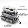Portable Durable Abs Camping Box Shockproof Transparent Sealed Safety Equipment Storage Box Waterproof Dry Box Toolbox