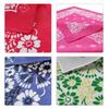 Bandanas mit Blumenmuster für Erwachsene, modisches quadratisches Halstuch, Motorrad-Kopftuch, Streetdance-Kopfwickel, Sport-Bandanas